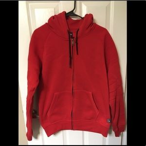 Red sweatshirt